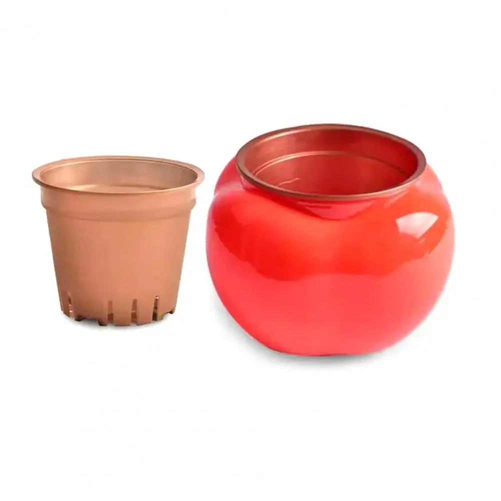 Pot de fleur en plastique décoratif