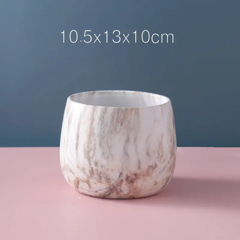 Petit pot de fleurs créatif en céramique