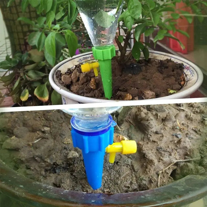 Système d'irrigation goutte à goutte automatique, pointe d'arrosage automatique pour plantes à fleurs, serre, jardin, dispositif goutteur d'eau automatique réglable