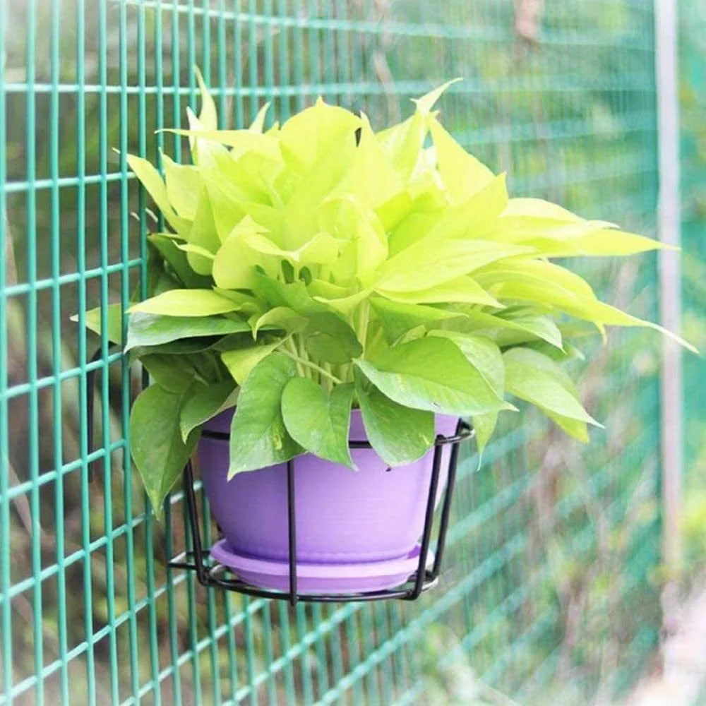 4support pot de fleur rond