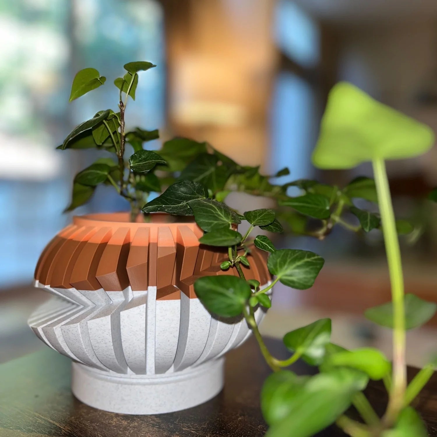Pot de fleurs design moderne