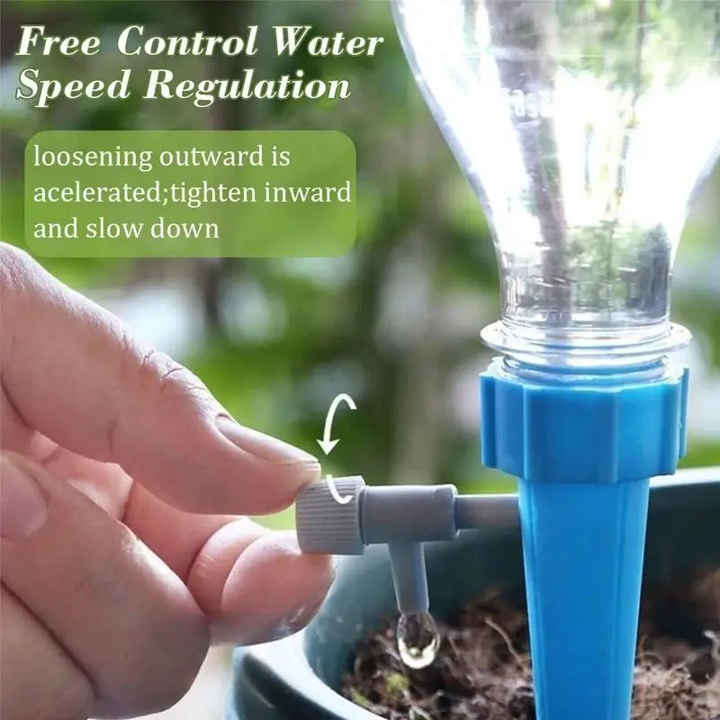 Système d'irrigation goutte à goutte automatique, pointe d'arrosage automatique pour plantes à fleurs, serre, jardin, dispositif goutteur d'eau automatique réglable