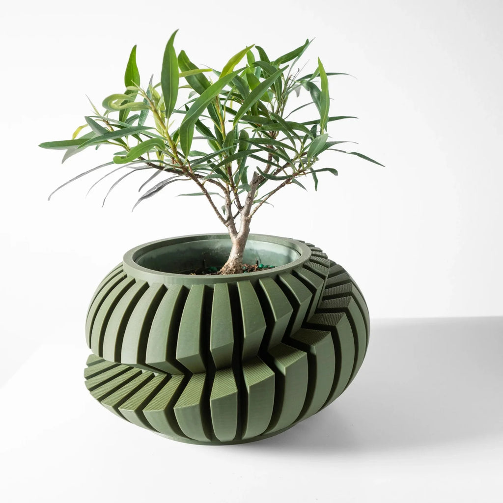 Pot de fleurs design moderne