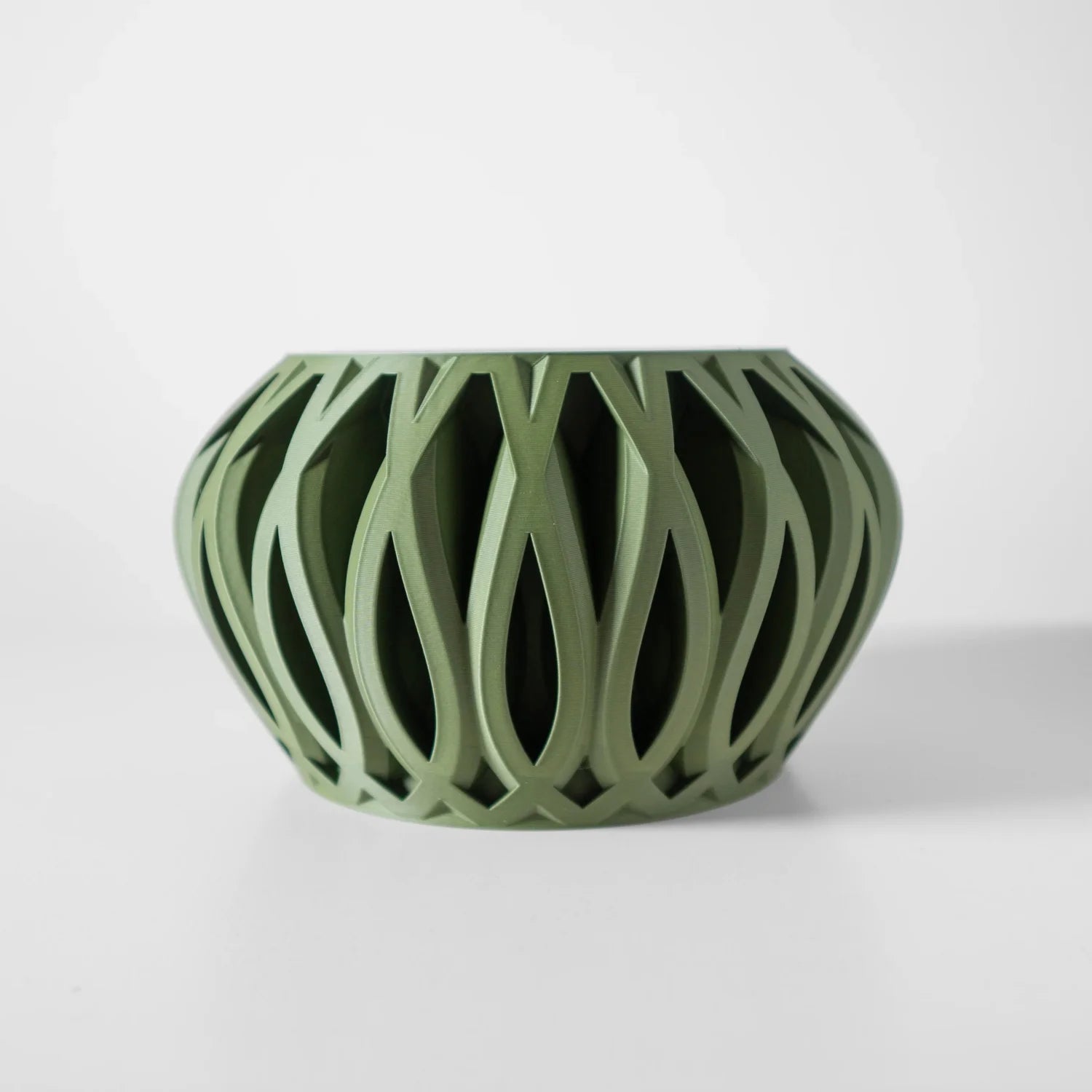 Pot à motif géométrique