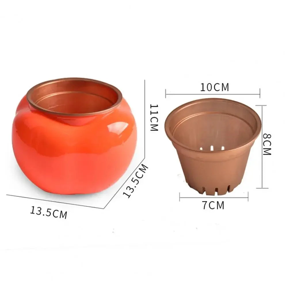 Pot de fleur en plastique décoratif