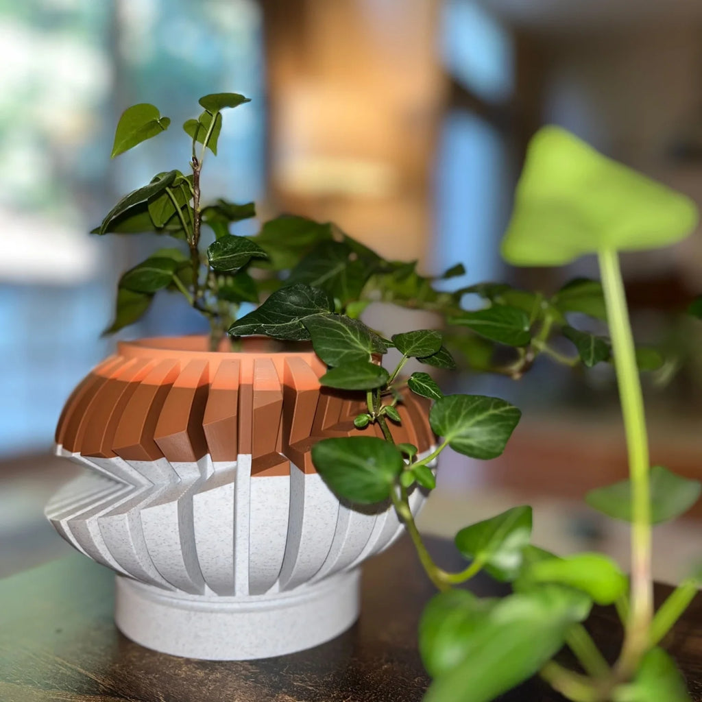 Pot de fleurs design moderne
