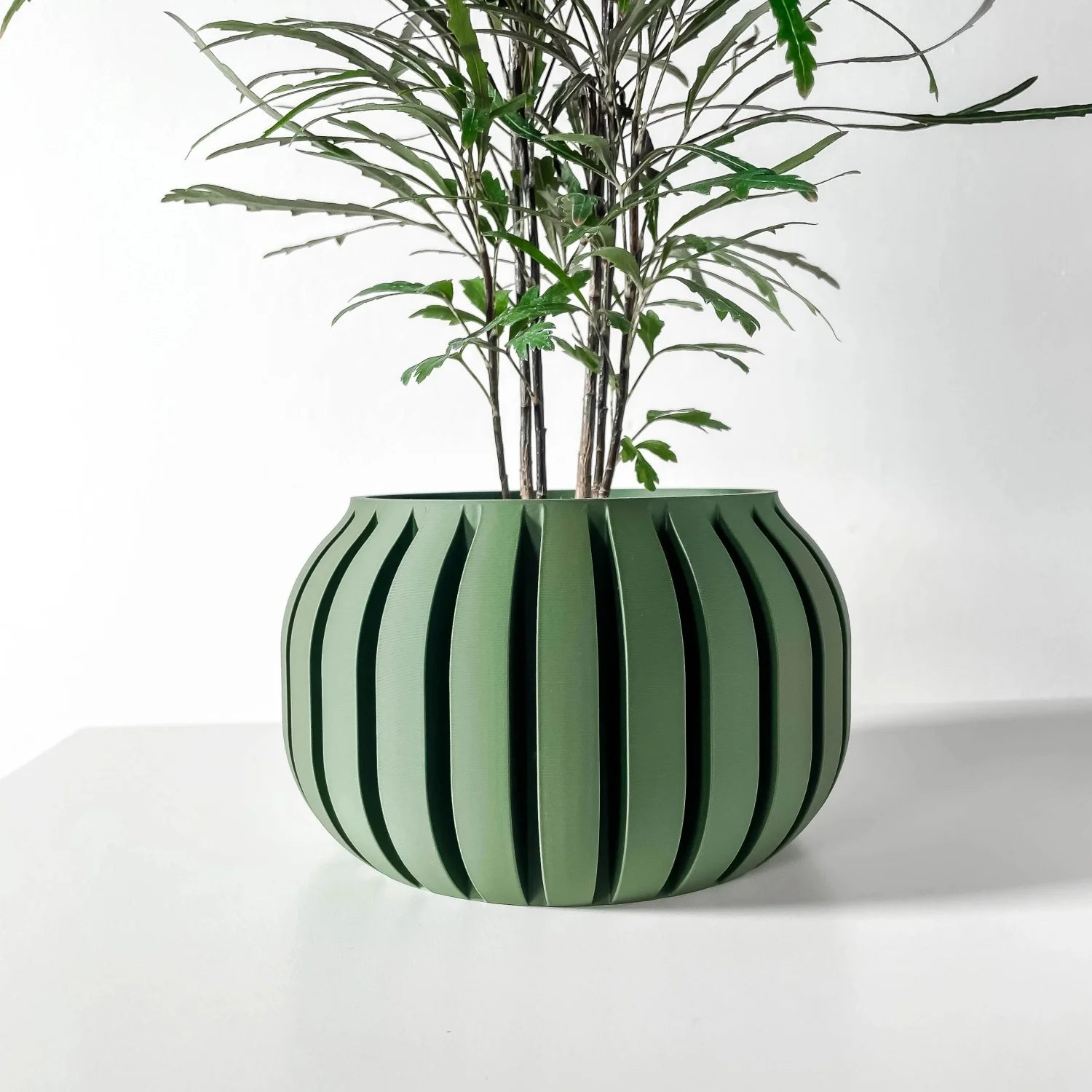Pot de fleurs design géométrique