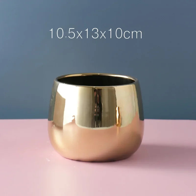 Petit pot de fleurs créatif en céramique