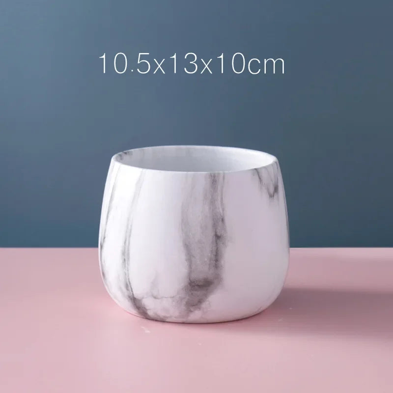 Petit pot de fleurs créatif en céramique