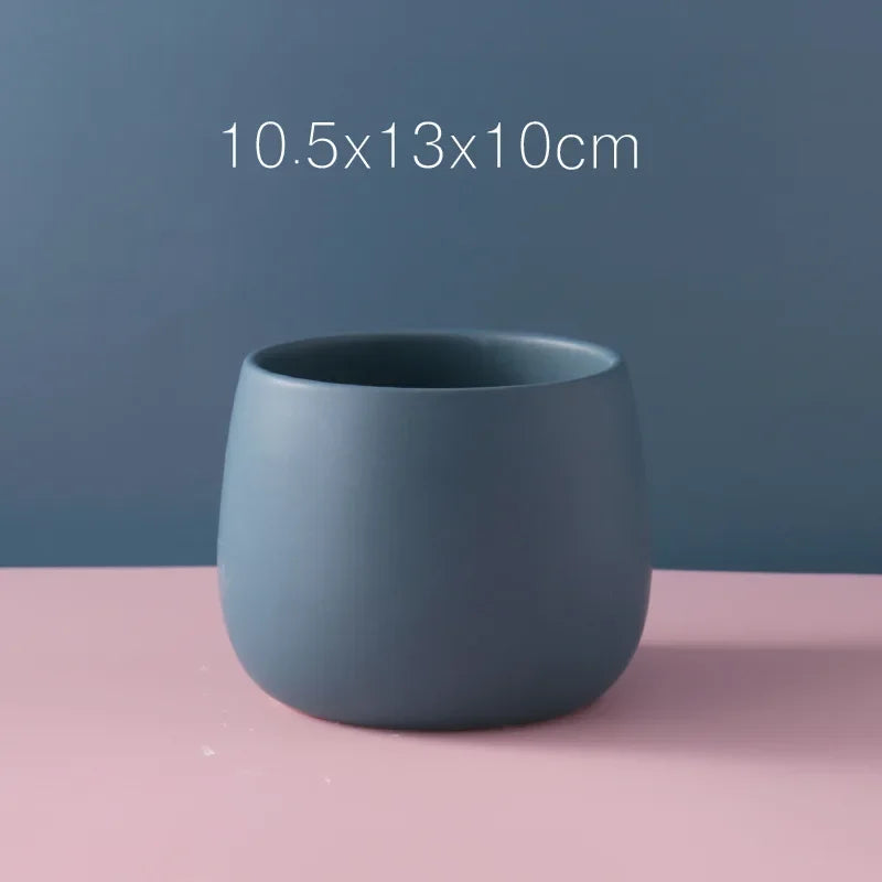 Petit pot de fleurs créatif en céramique