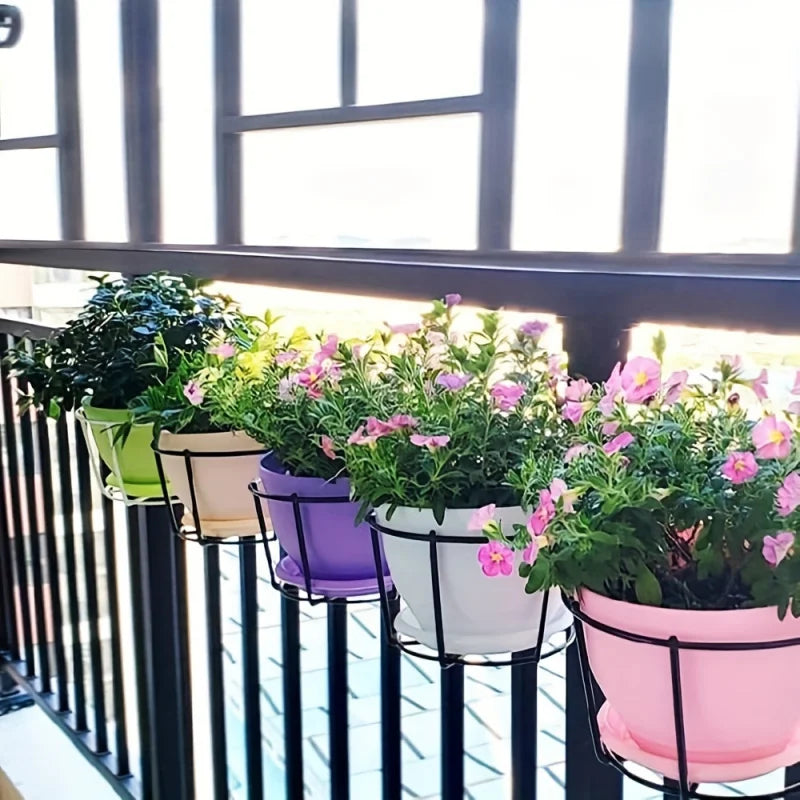 4support pot de fleur rond