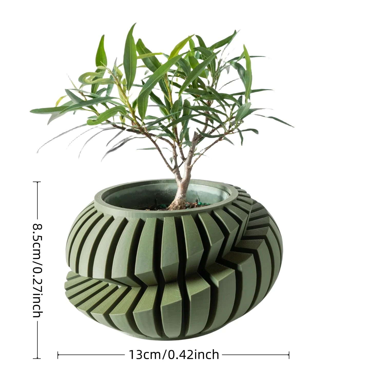 Pot de fleurs design moderne